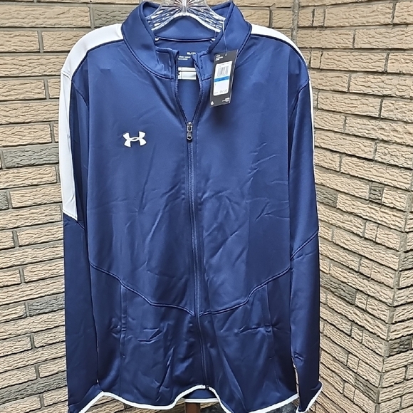 NWT Under Armour Men's Blue Jacket Sz XL - Picture 1 of 9